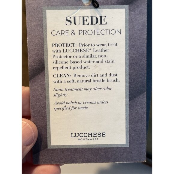 NWOB NWT Lucchese Boots Bootie Zip Women's 6.5 Suede Olive Green w/ Studs #M6040 - Picture 9 of 16